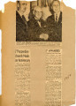 Alumni Recognition Banquet newspaper clippings