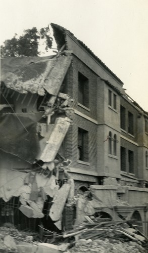 Santa Barbara 1925 Earthquake Damage - Arlington Hotel