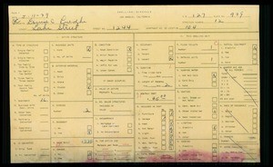 WPA household census for 1244 S LAKE STREET, Los Angeles