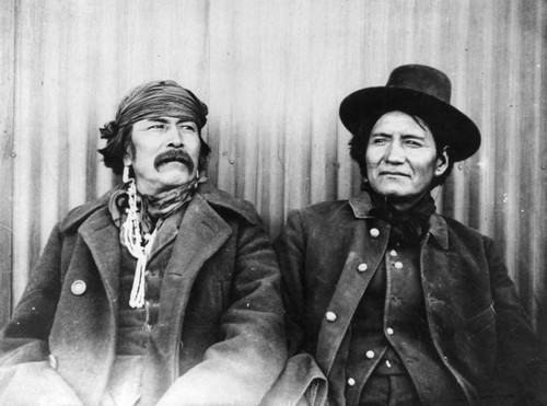 Two American Indian warriors