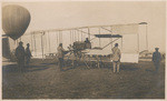 [Biplane at Los Angeles Air Meet, 1910]