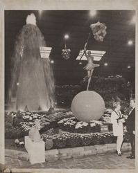 Carnival of Flowers show at the Hall of Flowers at the Sonoma County Fair, Santa Rosa, California, July 13, 1970