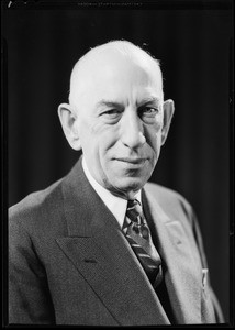 Portrait of Hugh L. Wilber, Southern California, 1931