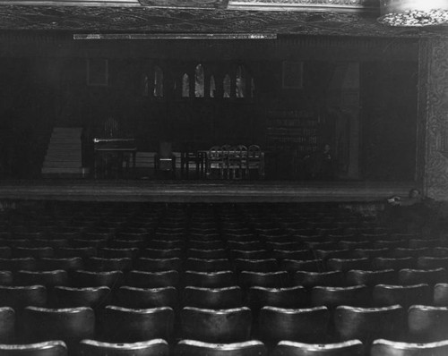 Auditorium interior, Belasco Theater
