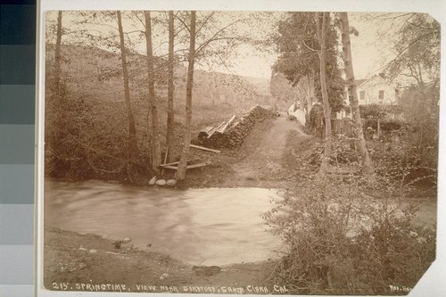 Springtime, view near Saratoga, Santa Clara, California. No. 215