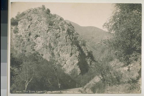 The Alum Rock, from which the park takes its name No. 1046