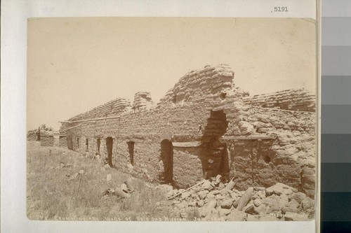 Crumbling are walls of Soledad Mission, July, 1902. No. 1158