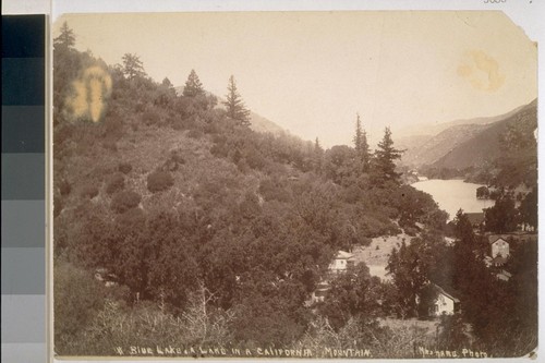 Blue Lake, a lake in a California mountain