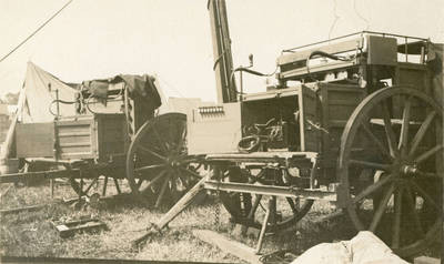 Wagons for a Thanhouser Western production