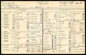 WPA household census for 3907 FLOWER DRIVE, Los Angeles County