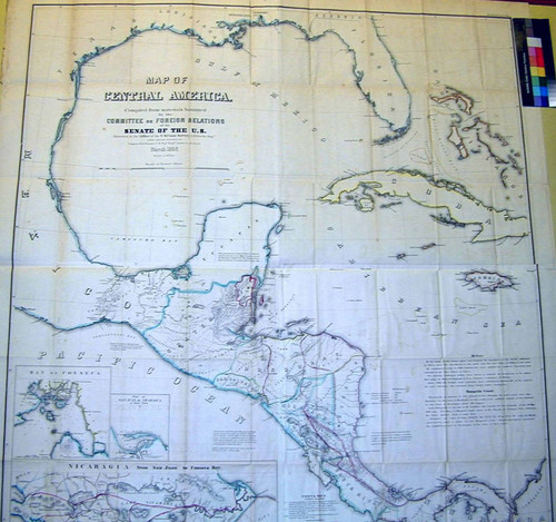 Map of Central America : compiled from materials furnished by the Committee on Foreign Relations of the Senate of the U.S.; executed at the Office of the U.S. Coast Survey, A.D. Bache Supdt. under special direction of Captain W.R. Palmer, U.S. Topl. Engrs. Assist. in ch. ad int. March 1856