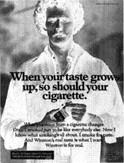 When your taste grows up, so should your cigarette