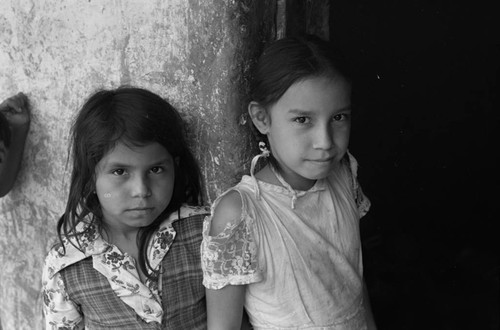 Portrait of girls, La Chamba, Colombia, 1975