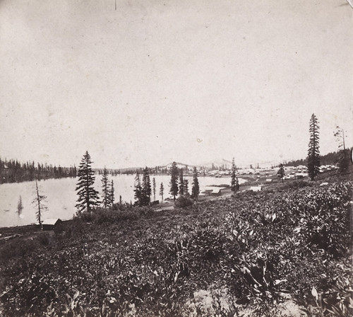 1288. Meadow Lake, Summit City, Knickerbocker Hill and Old Man Mountain. Central Pacific Railroad