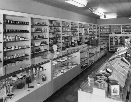 Pharmacy section of a department store