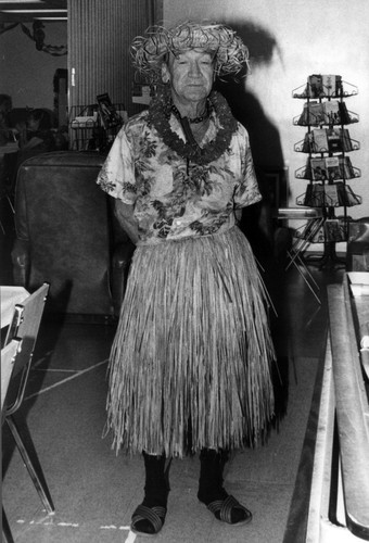 Hawaiian attire at the Senior Center