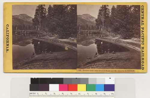 Donner Lake with Crested Peak and Mt. Lincoln in the distance