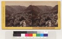 Green Valley and Giant's Gap. American River. 1,500 feet below Railroad