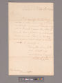 Letter from George Washington to Thomas Mifflin
