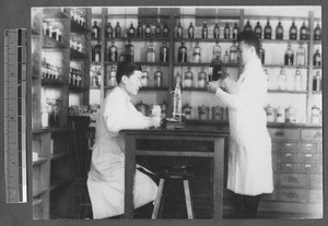 Pharmacy, Jinan, Shandong, China, 1941