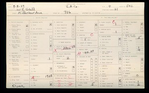 WPA household census for 736 HILLVIEW, Los Angeles County