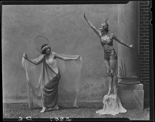 Ballet dancers at Santa Monica High School, 1928