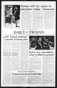 Daily Trojan, Vol. 59, No. 106, April 17, 1968