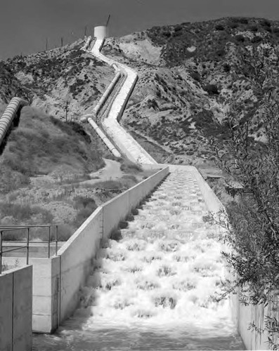 The cascades - terminal point of the second Los Angeles Aqueduct
