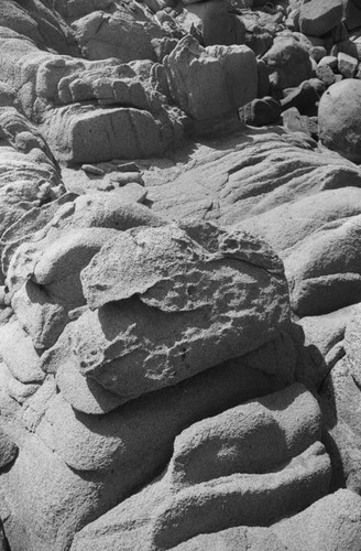 Rock formation at Playa Arrecife, Tayrona, Colombia, 1976