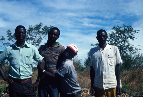 Four Bisa storytellers at Nabwalya