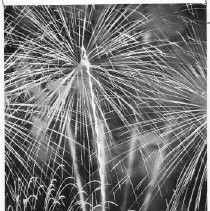 Fireworks display over the California State Capitol building upon completion of the restoration