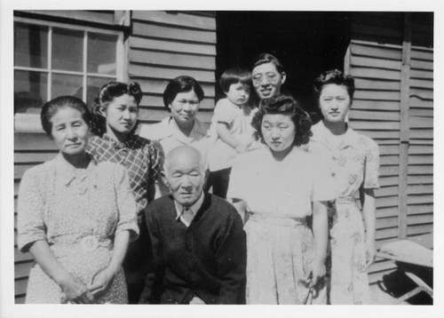 Nakamura and Kawaguchi Families at Tule Lake Relocation Center