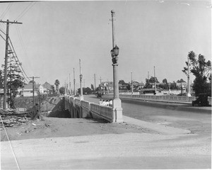 A bridge at Fourth Street and Lorena Street in Los Angeles