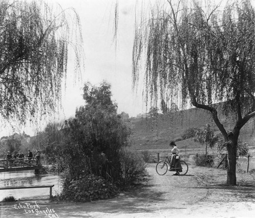 Turn-of-the-century view of Echo Park