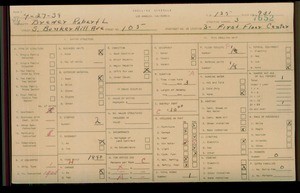 WPA household census for 105 S BUNKER HILL, Los Angeles