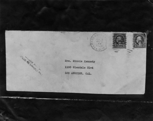 Ransom letter envelope