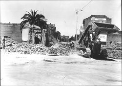 Dismantling of City Hall, Petaluma, California, early July, 1955
