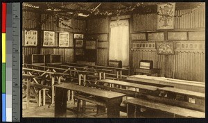 Classroom of the school for girls, Lubumbashi, Congo, ca.1920-1940