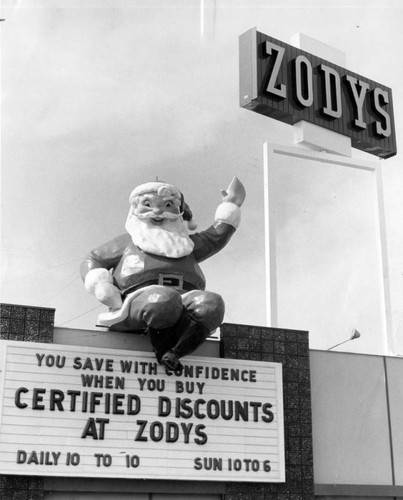 Santa at Zodys
