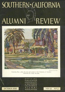Southern California alumni review, vol. 12, no. 2 (1930 Oct.)