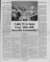 Cable TV in Santa Cruz: Who will serve the community?