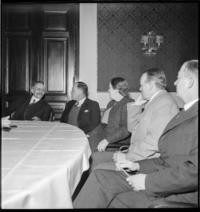 Hoover Relief Committee. Cajander committee [Finnish Relief Fund. Aimo Cajander, Dorsey Stephens, Kyllikki Pohjala, William Hallam Tuck, ?]