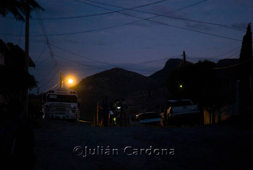 Crime scene, Juárez, 2008