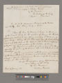 Barrot, Odillon. Letter to George William Alexander
