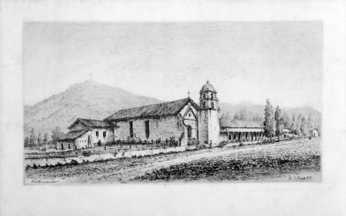 Mission San Buenaventura, Ford etching