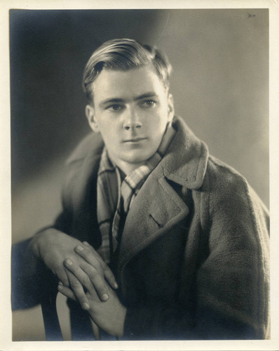 Studio photo of Micky Moore as a teenager