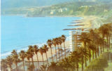 A Beautiful View of the Beach Areas of Both Santa Monica, California and Pacific Palisades