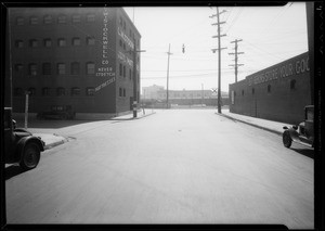 Intersection of Seaton Street and East 4th Street, Thorney vs. Spray, Los Angeles, CA, 1934