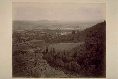 "Sobre Vista", Panorama from Eastern Slope of Sonoma Mountain, looking Southwest (No.2)
