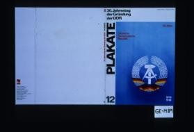 30. Jahrestag der Grundung der DDR. 12 Plakate. Deutsche demokratische Republik - 30 Jahre, 1979-1949